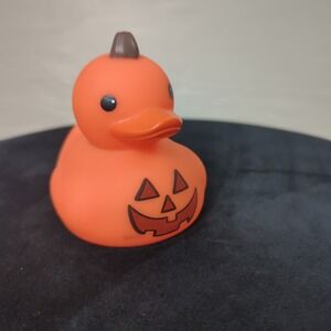 Halloween Pumpkin 3" Rubber Duck Orange Ducky Jeep Pool Toy
